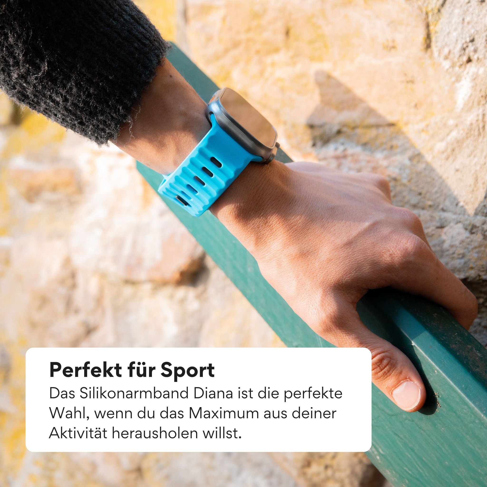 Silikon Armband Diana Weiß