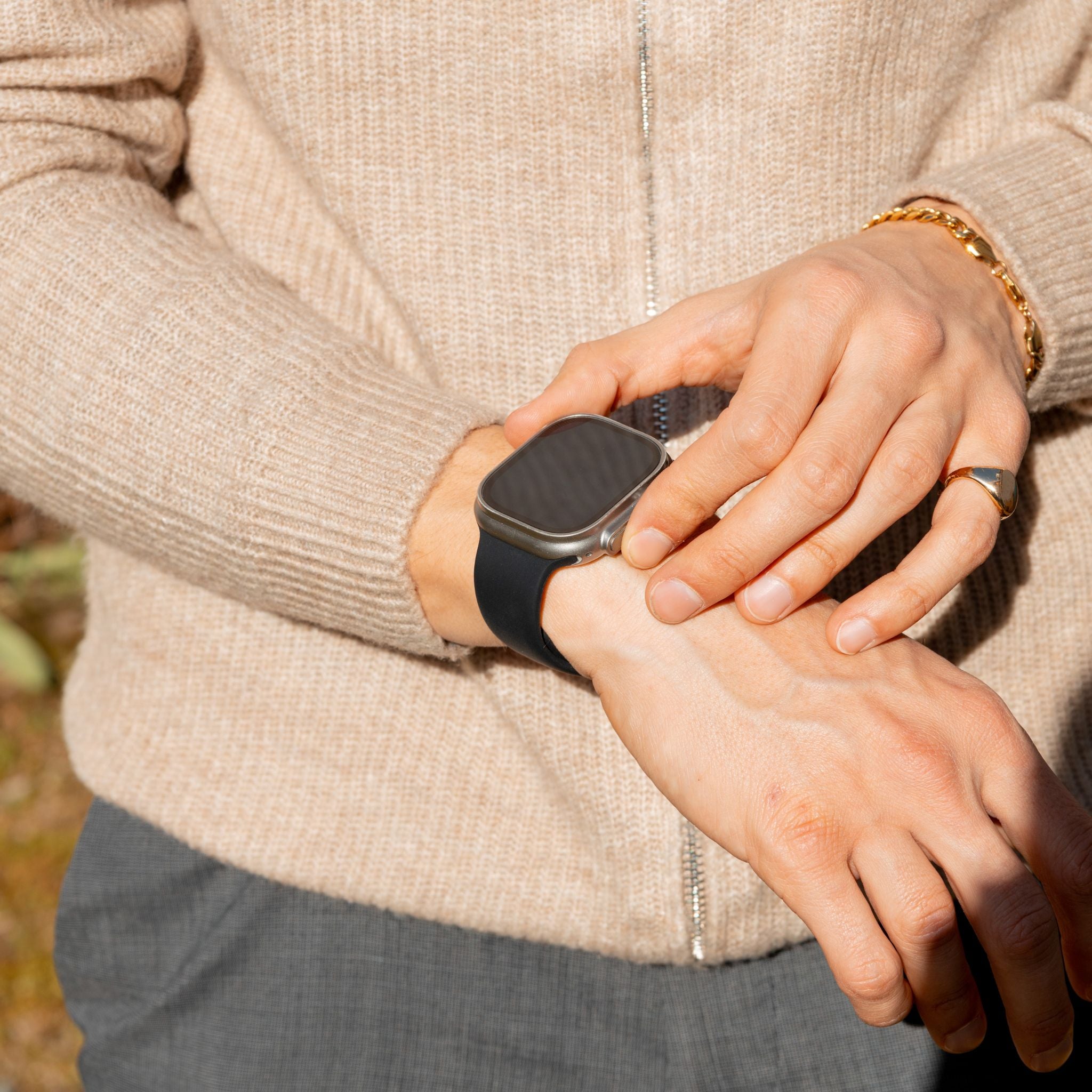 Silikon Armband Blau