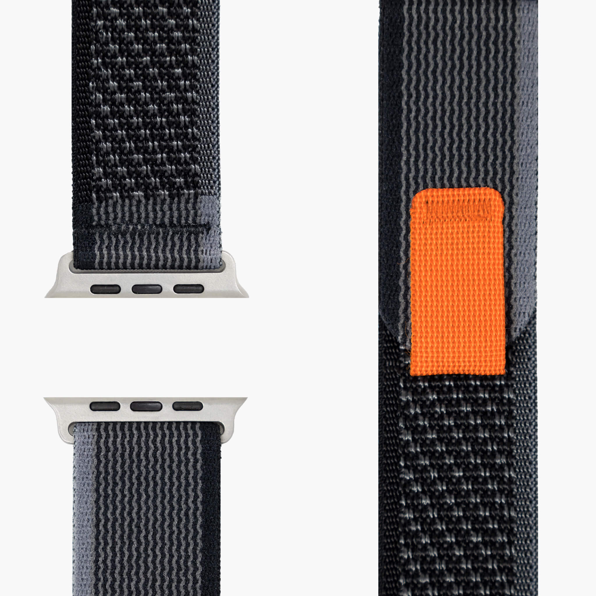 Trail Loop Armband Schwarz Orange